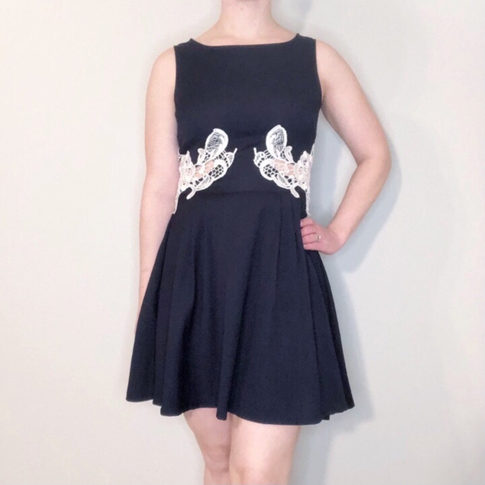 Lace Cutout Dress